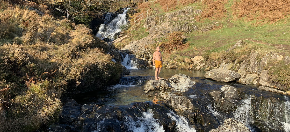 wild swimming in Snowdonia 